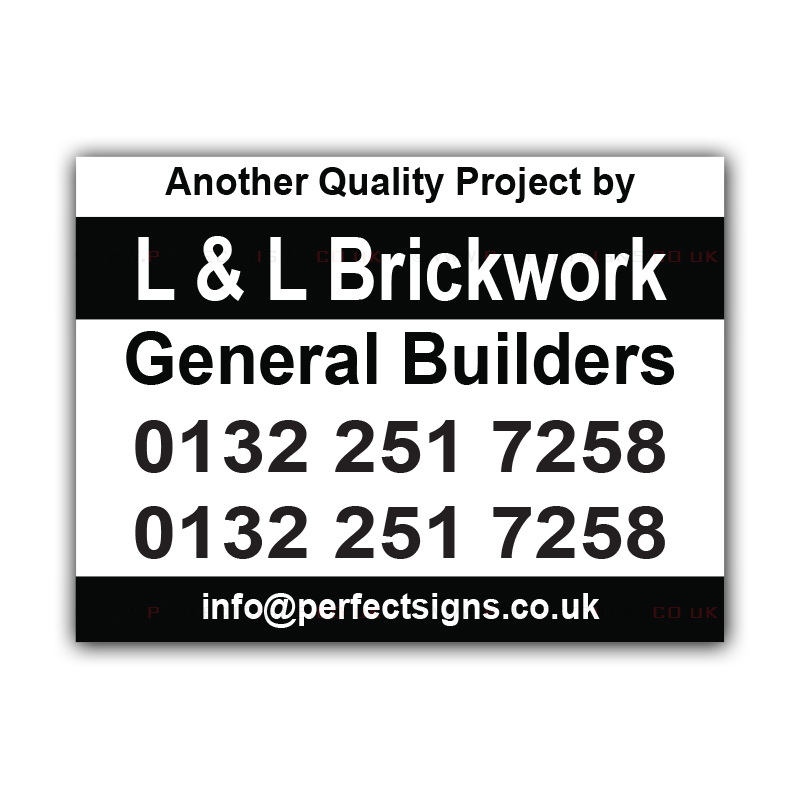 General Builders Correx Sign Board - YPS